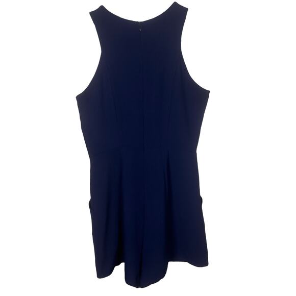 One Clothing Romper Sleeveless Tank Shorts Pockets Blue Womens S NWOT - Picture 2 of 9
